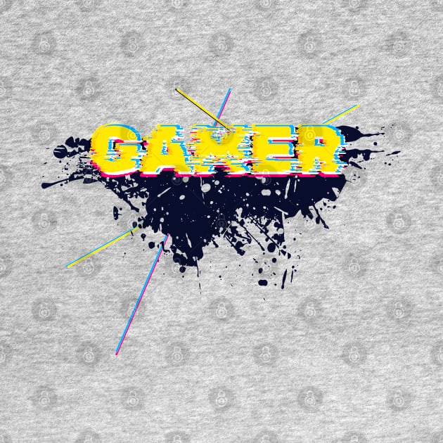 Gamer pixel glitch punk by Ravendax